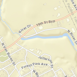 1604 North Jefferson Street, San Angelo, TX Street Map