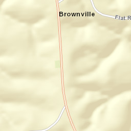 Brownville Alabama Street Map