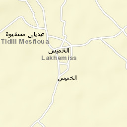Tidili Mesfioua Street Map