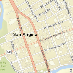 West River Drive, San Angelo, TX 76903 Street Map