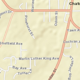 Chatom Alabama Street Map