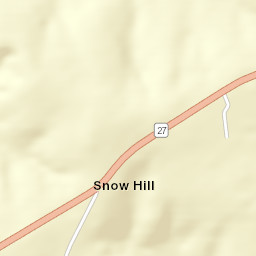Snow Hill Alabama Street Map