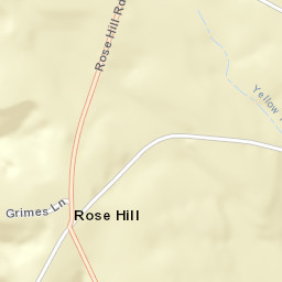 Rose Hill Alabama Street Map