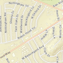 4225-4343 Sherwood Way, San Angelo, TX Street Map