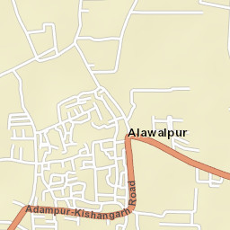 Alawalpur Street Map