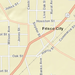 Frisco City Alabama Street Map