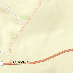 Belleville Alabama Street Map