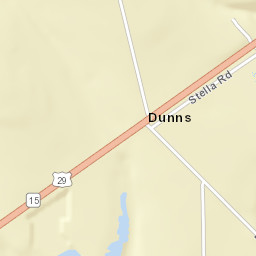 Dunns Alabama Street Map