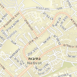 Netivot Street Map