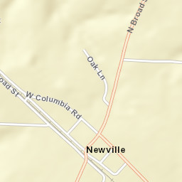 Newville Alabama Street Map