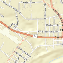 Elba Alabama Street Map