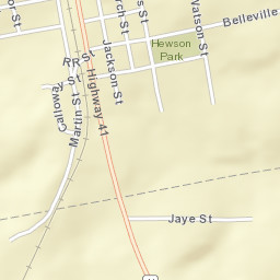 Repton Alabama Street Map