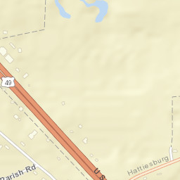 7417-7419 Mississippi 42, Hattiesburg, MS Street Map