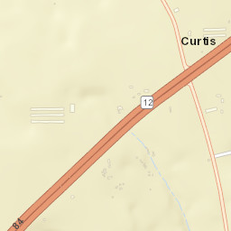 Curtis Alabama Street Map