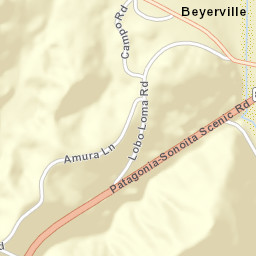 Beyerville Arizona Street Map