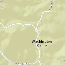 Washington Camp Arizona Street Map