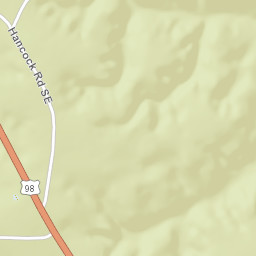 U.S. 98, Homochitto National Forest, Meadville Street Map