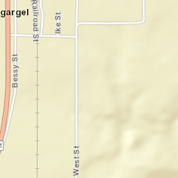 Megargel Alabama Street Map