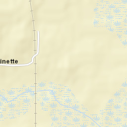 Toinette Alabama Street Map