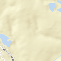 Olivers Lake Alabama Street Map