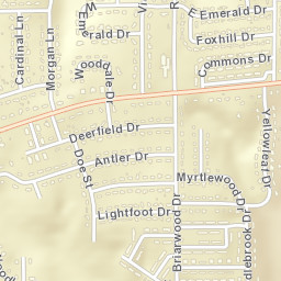 Deerfield Park Alabama Street Map