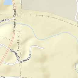 Gerald Alabama Street Map