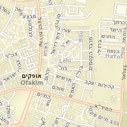 Ofaqim Street Map