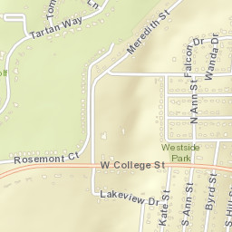 Griffin Heights Alabama Street Map