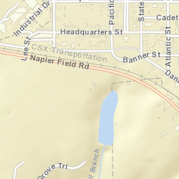 Napier Field Alabama Street Map