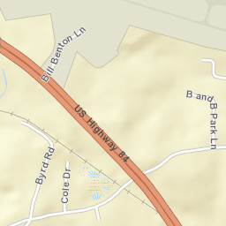 Sanford Alabama Street Map