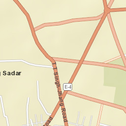 Jhang Sadar Street Map