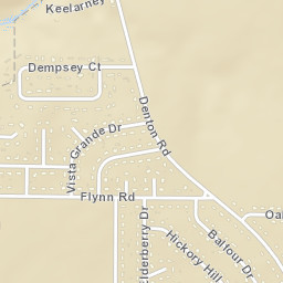 Denton Acres Alabama Street Map