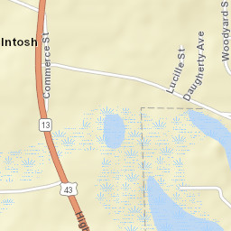McIntosh Alabama Street Map