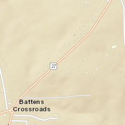 Battens Crossroads Alabama Street Map