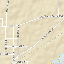 Webb Alabama Street Map