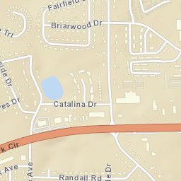 Woodsvale Alabama Street Map