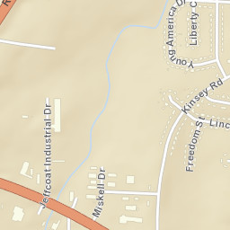 Young America Alabama Street Map