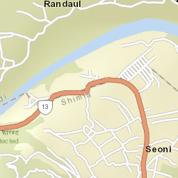 Seoni Street Map