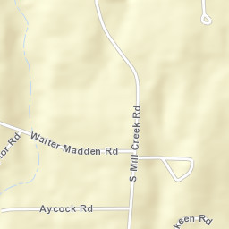 234-272 S Mill Creek Rd Purvis MS Street Map