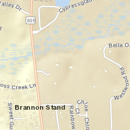 Whispering Pines Alabama Street Map
