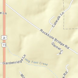 Carolina Alabama Street Map