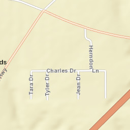 Barnett Crossroads Alabama Street Map
