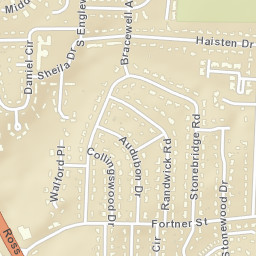 Ross Heights Alabama Street Map