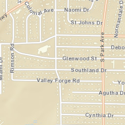 Bell-Merrill Alabama Street Map