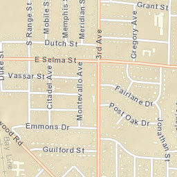 Brown Estates Alabama Street Map