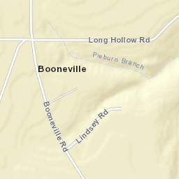 Booneville Alabama Street Map