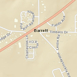 Chickasaw Heights Alabama Street Map