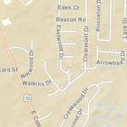 Southside Acres Alabama Street Map