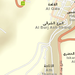 Qīr Moāv Street Map