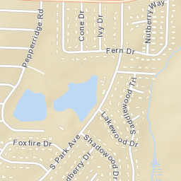 Lakewood Estates Alabama Street Map